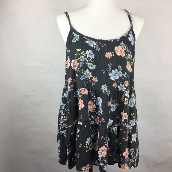 torrid Tops - Torrid Floral Peplum Tank Top Size 0X